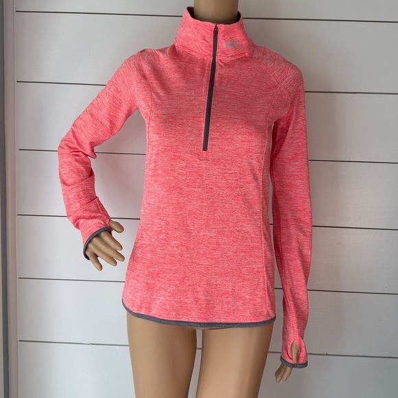Under Armour Tops - Under Armour Tech Long Sleeve T-shirt With 1/2 Zipper Closure, Sz XS
